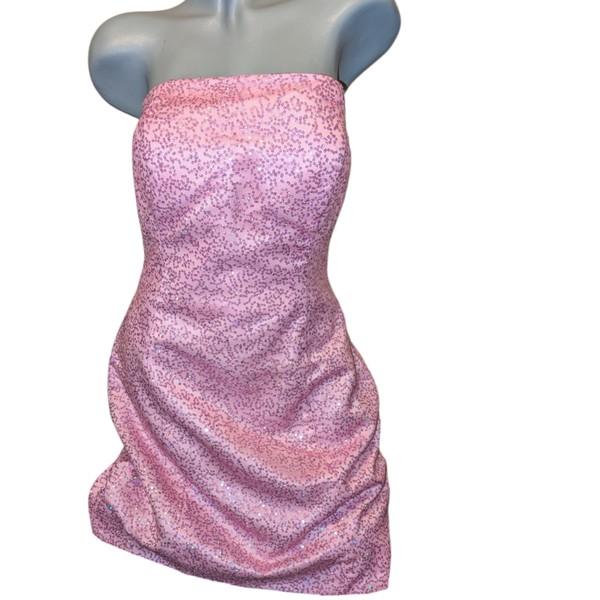Roze Pailletten Mini-jurk | Elizi & Poem | Maat 42, Kleding | Dames, Turkey, Maat 42/44 (L), Elizi, Elizi en Poem