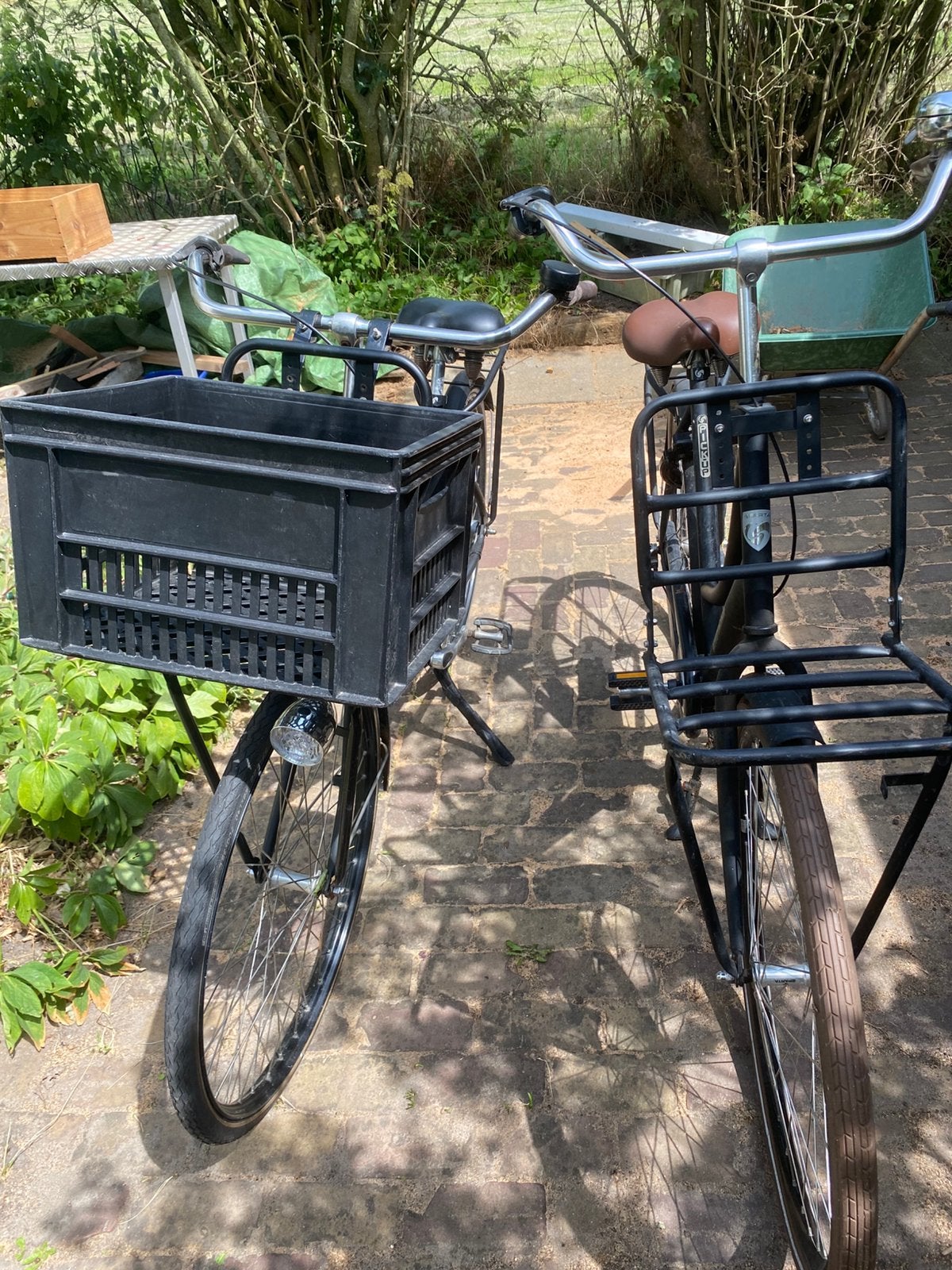 Twee Sparta Pickup omafietsen, samen één goede fiets., Fietsen en Brommers, Ophalen, Zo goed als nieuw