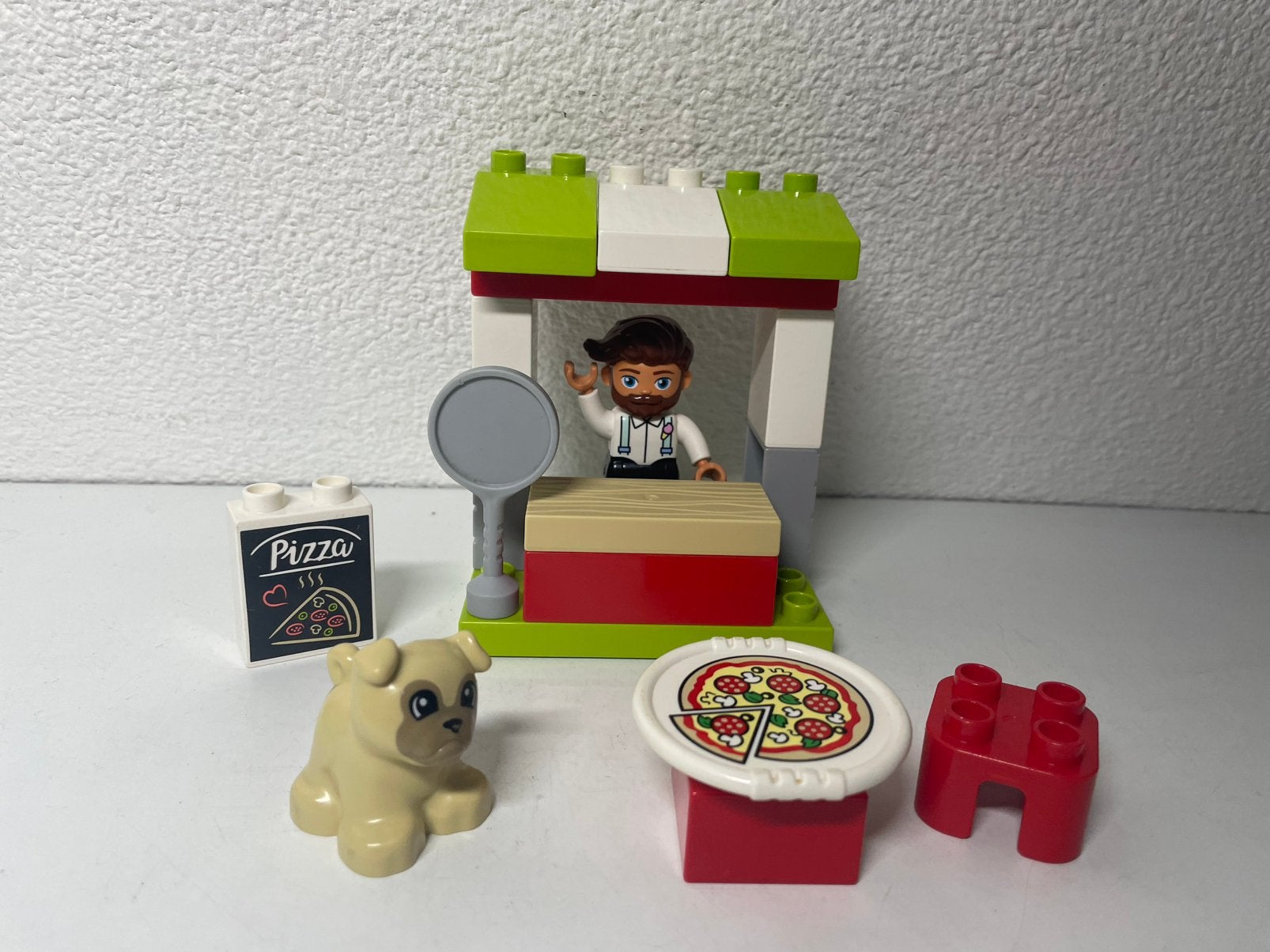 Duplo 10927 Pizzakraam, Ophalen of Verzenden, Zo goed als nieuw, Compleet, Duplo