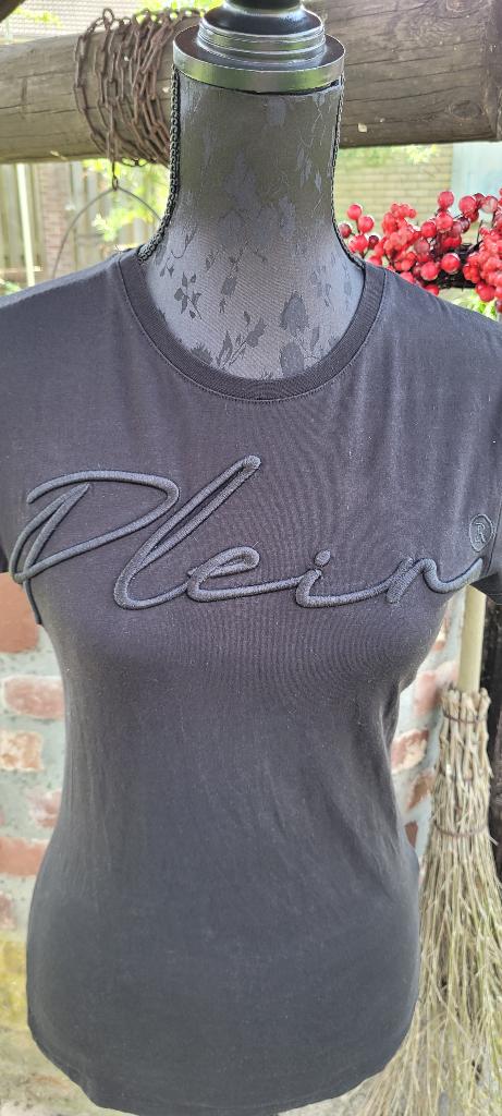 PHILIPP PLEIN zwart tshirt shirt maat S zgan, Philipp plein, Zwart, Ophalen of Verzenden, Zo goed als nieuw