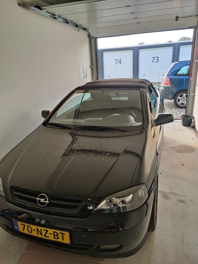 Opel Astra Bertone Cabrio, Auto's, Opel, Particulier, Benzine, Cabriolet, Geïmporteerd, Zwart