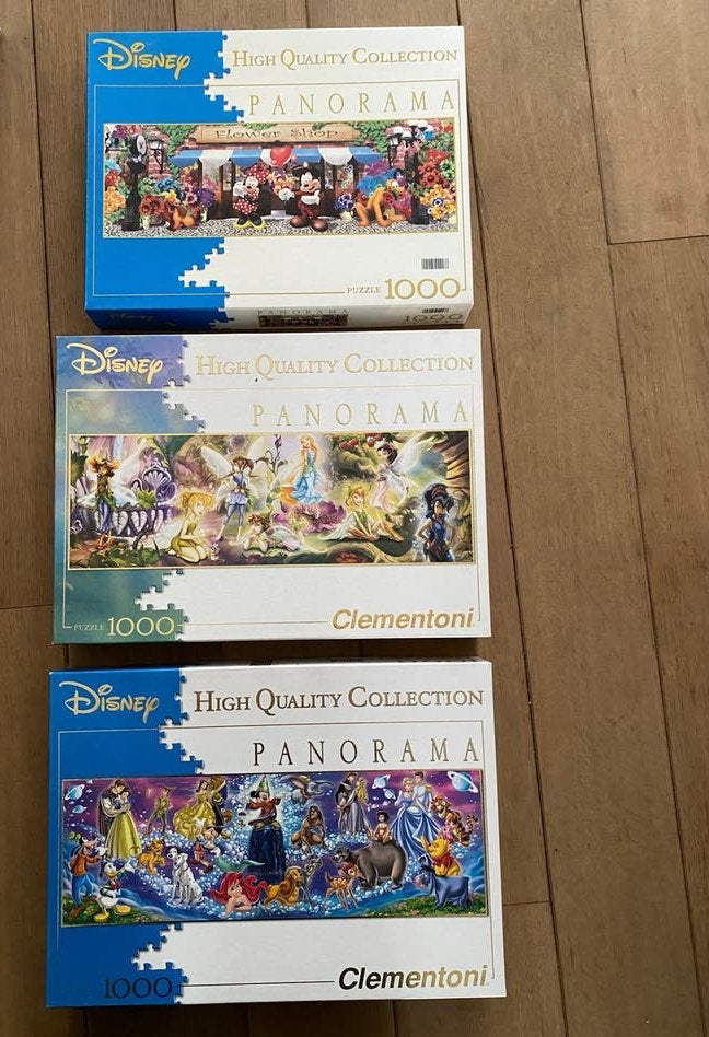 Disney puzzels 5 x High Quality Collection 1000 stukjes., Ophalen of Verzenden, 500 t/m 1500 stukjes, Gebruikt, Legpuzzel