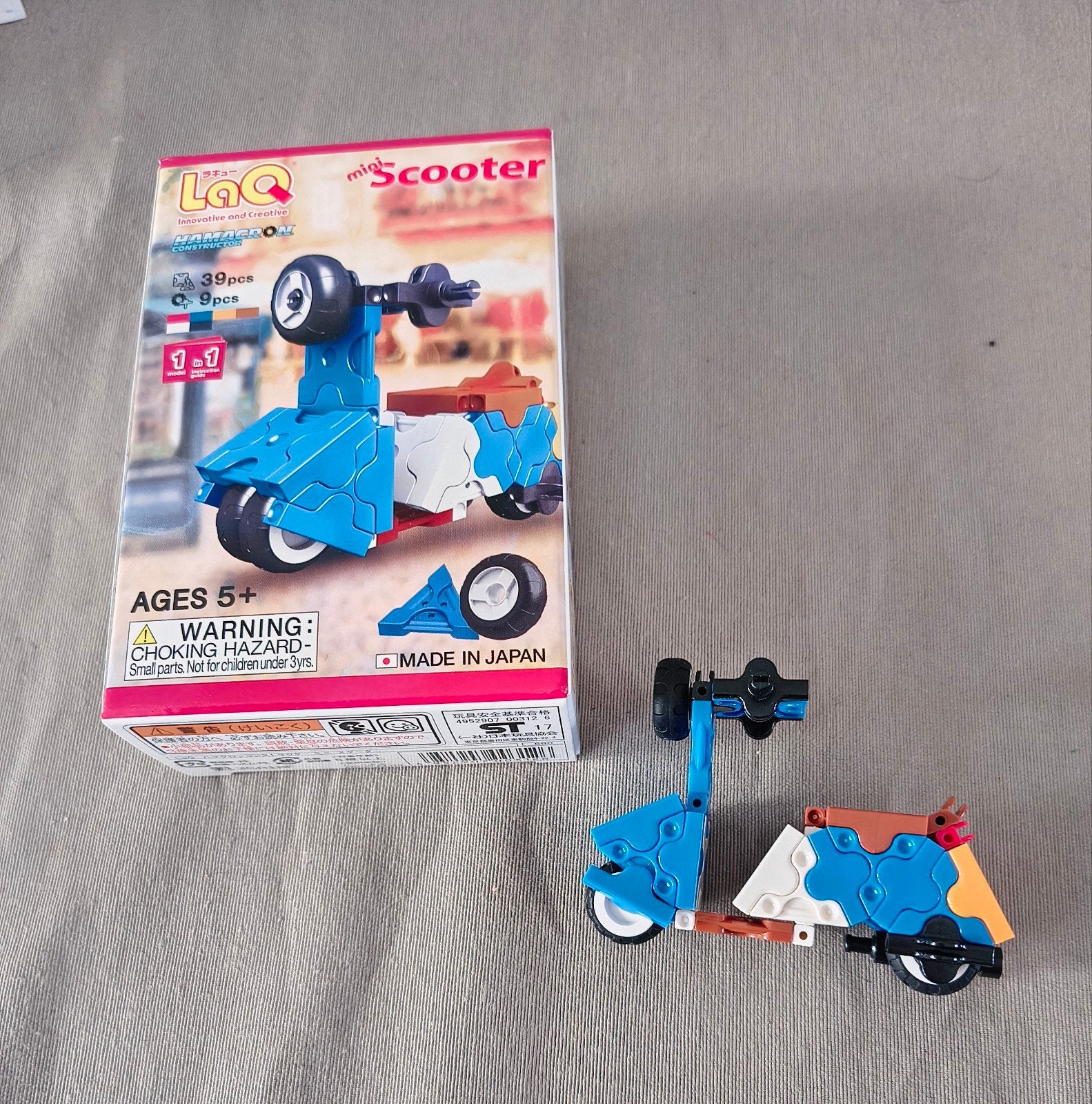 LaQ bouwset Mini Scooter z.g.a.n., Kinderen en Baby's, Speelgoed | Educatief en Creatief, Bouwen, Ophalen of Verzenden