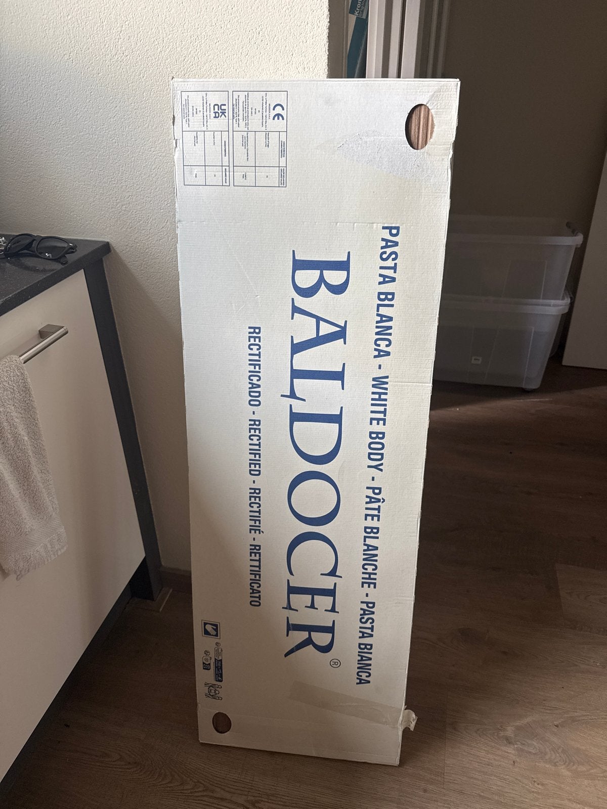 Wandtegel houtlook bruin Baldocer Larchwood 120x40cm NIEUW, Ophalen, 30 cm of meer, 50 tot 150 cm, Overige typen