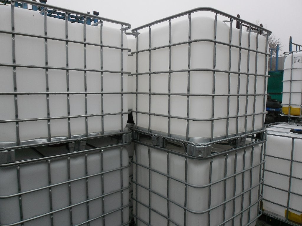regenton ibc 1000 liter waterbak, Ophalen, Kunststof, Gebruikt, Met kraantje