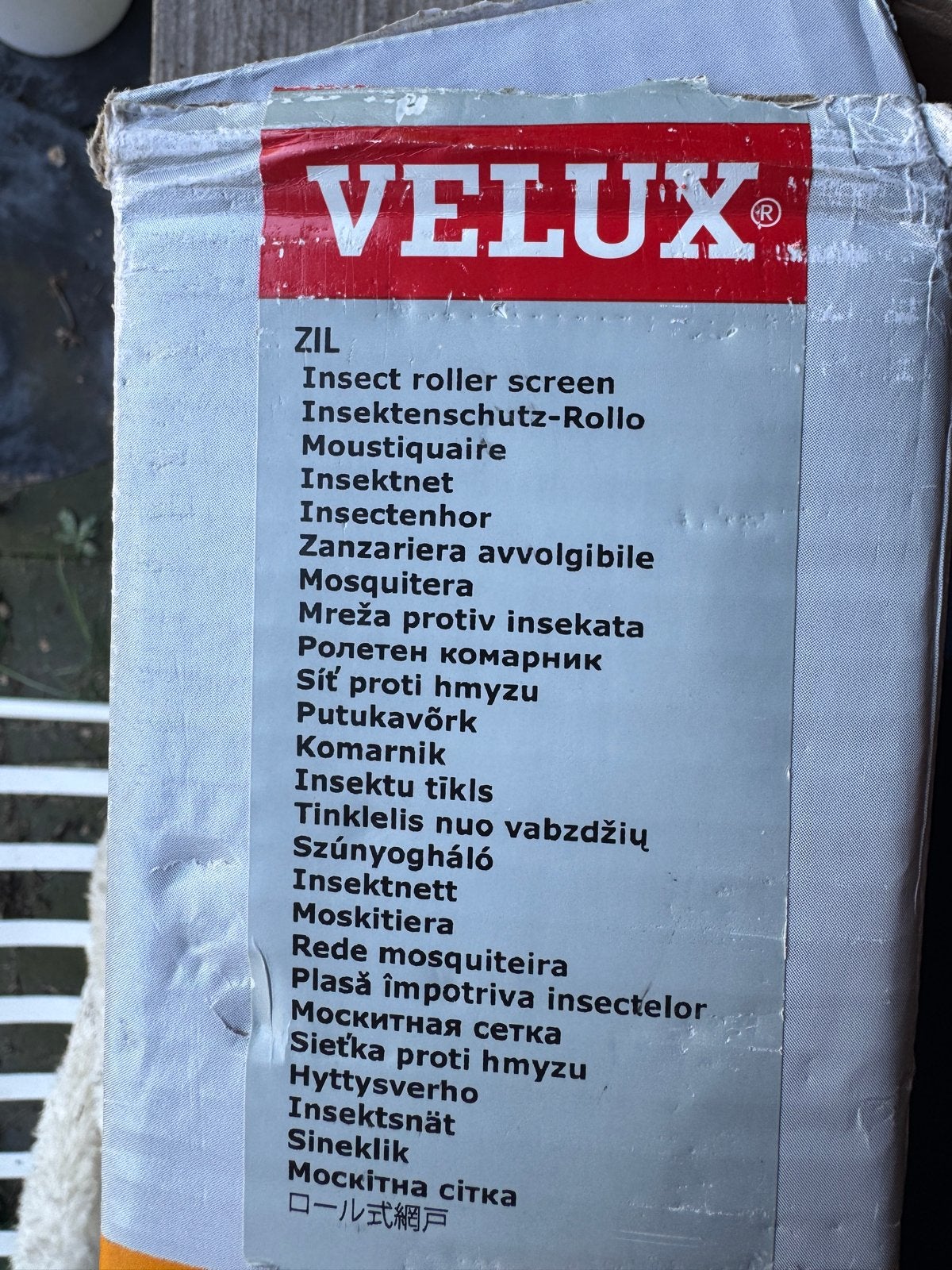 Velux ZIL Insectenrolgordijn - Nieuw in doos, Ophalen, Nieuw, 160 cm of meer, 120 tot 160 cm
