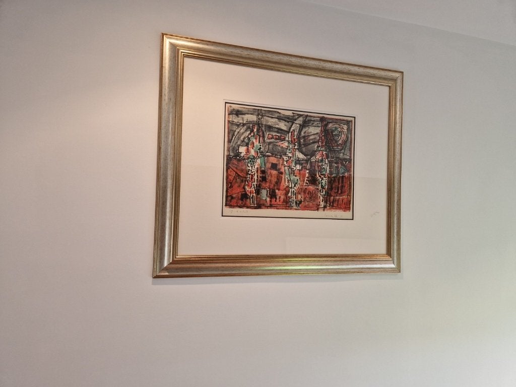 Corneille (1922-2010) - Nuit d'été, litho 1956, Abstract, Gesigneerd, Ophalen of Verzenden, Lithografie