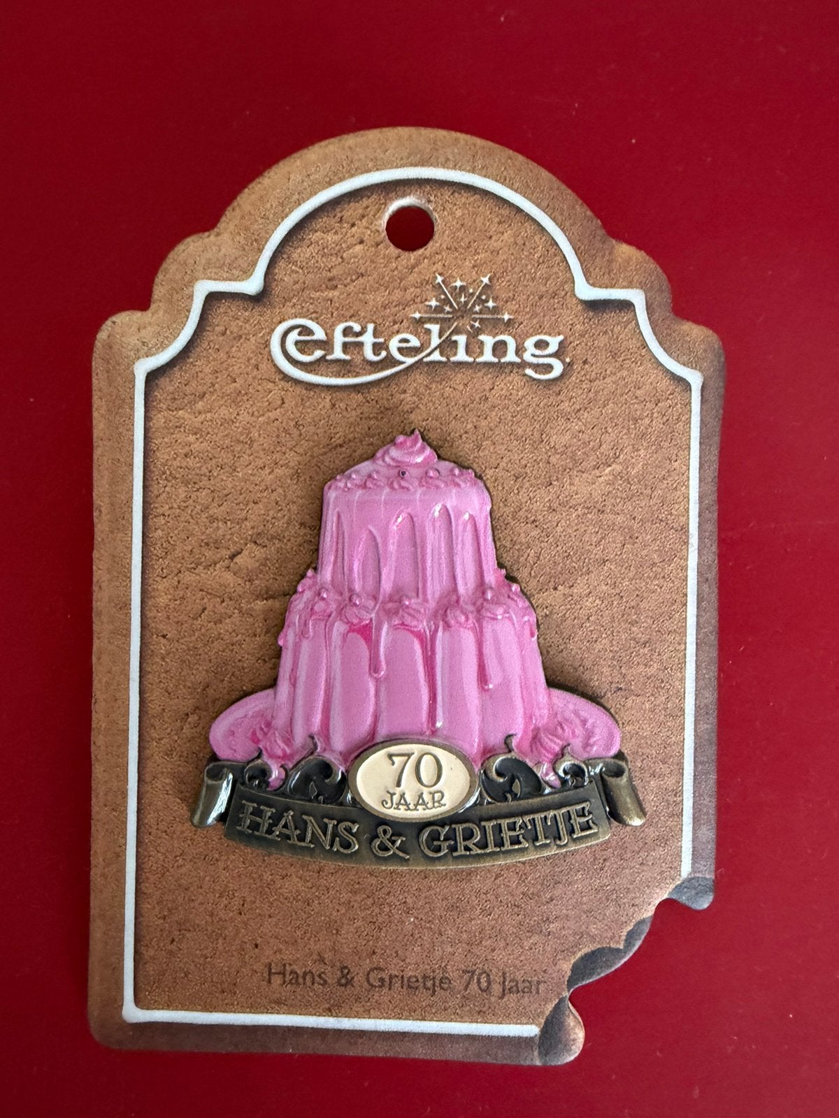 Zeventig jaar Hans en Grietje pin, Ophalen of Verzenden, Nieuw, Button of Speldje