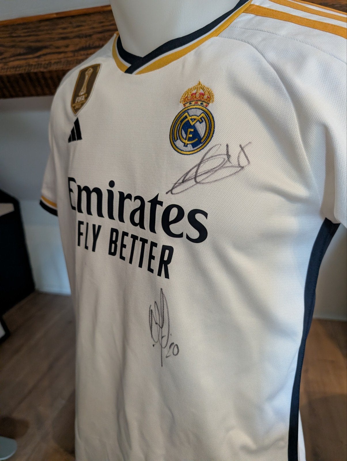 Gesigneerd Real Madrid shirt Feran Garcia & Tchouameni, Ophalen of Verzenden, Shirt