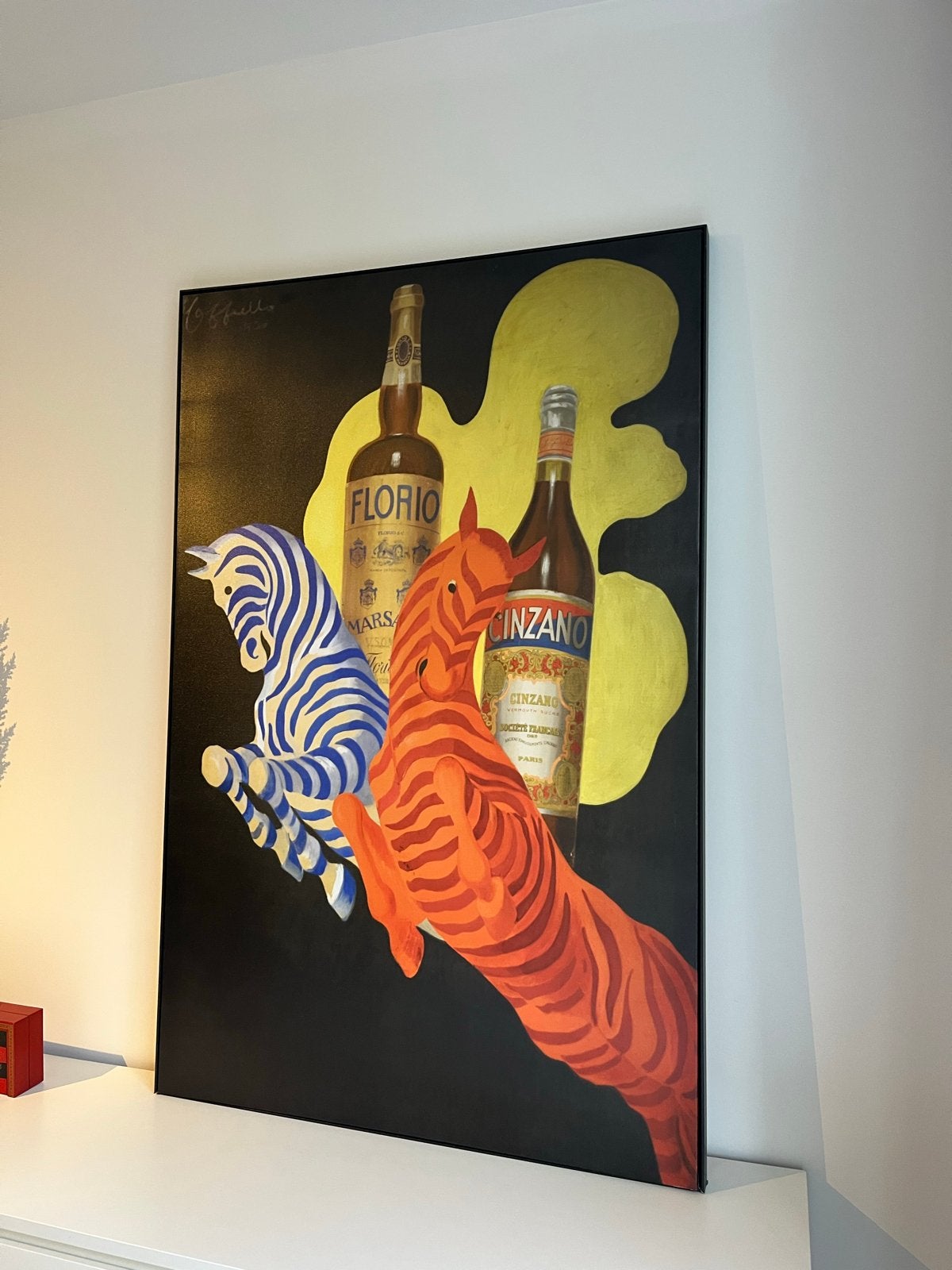 Canvas / schilderij / wanddecoratie, Ophalen, Dieren, Print, Op houten frame