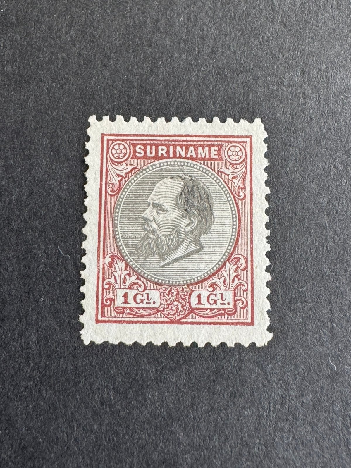 Suriname 1888 Koning Willem III NVPH nr 14 ong (lees beschr), Verzenden