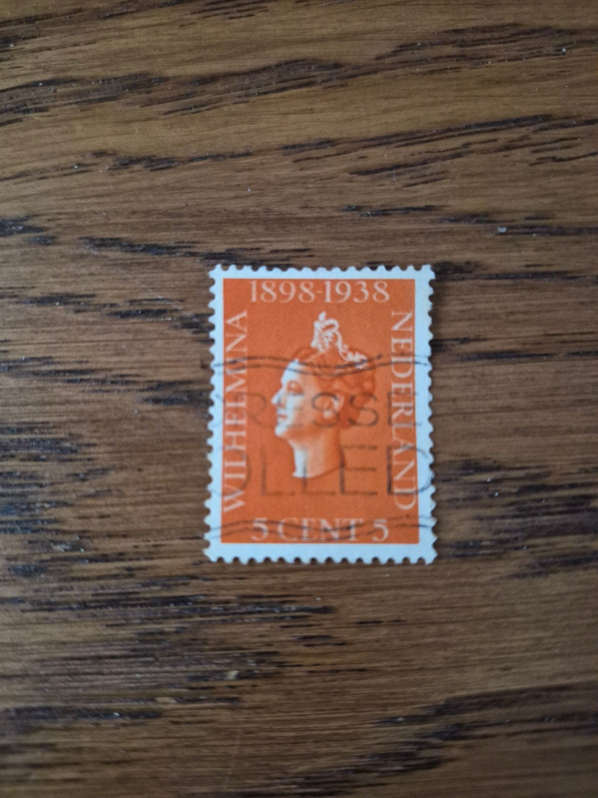 Postzegel Wilhelmina 1898-1938 5 cent, Ophalen of Verzenden, T/m 1940, Gestempeld