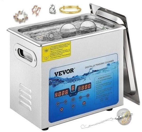 Ultrasone reiniger - Ultra Sonic Cleaner - Wasmachine - 6L -, Hobby en Vrije tijd, Corvance B.V., Verzenden, Nieuw, Corvancebol@gmail.com