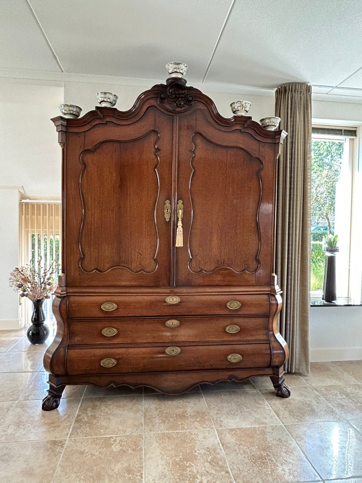 EIKENHOUTEN KABINET 18e eeuw (Noord-NL):, Antiek en Kunst, Ophalen
