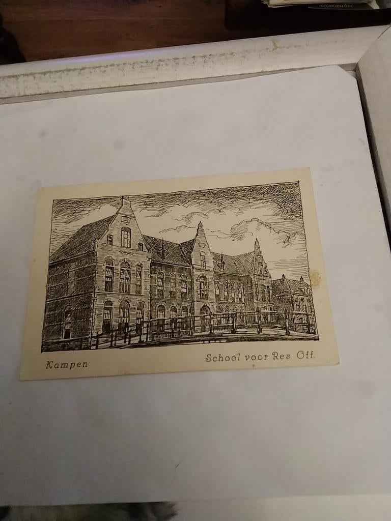 KAMPEN.  SCHOOL VOOR RESERVE OFFICIEREN, Ophalen of Verzenden, Overijssel