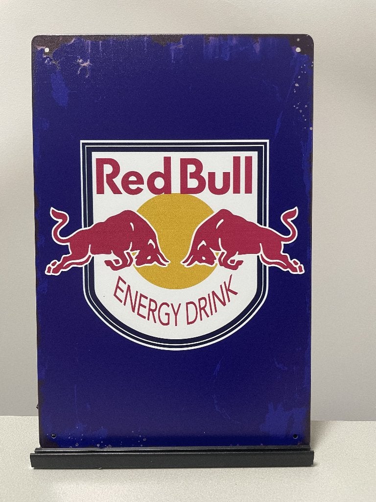 Red Bull metalen reclamebord / wandbord, Verzamelen, Merken en Reclamevoorwerpen, Www.pand50.nl, Reclamebord, Ophalen of Verzenden