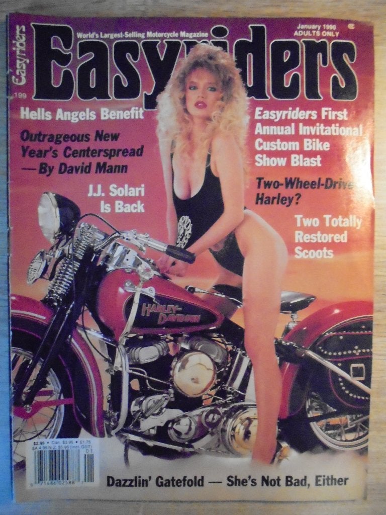 Easyriders Magazine. Jaargang 1990 met 12 x David Mann., Ophalen of Verzenden, Gelezen, Lichaam en Geest