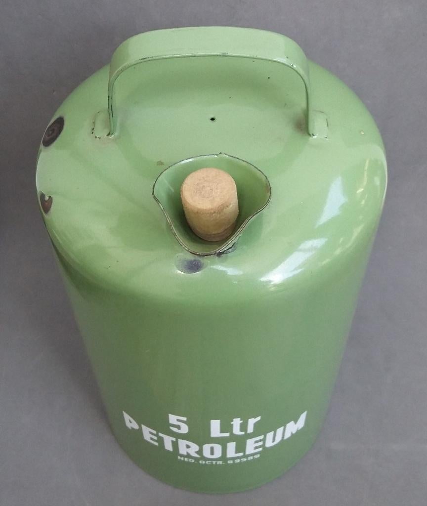 Om 1950 Industrie Auto Garage Werkplaats Oliekan Olie Kan, Ophalen of Verzenden