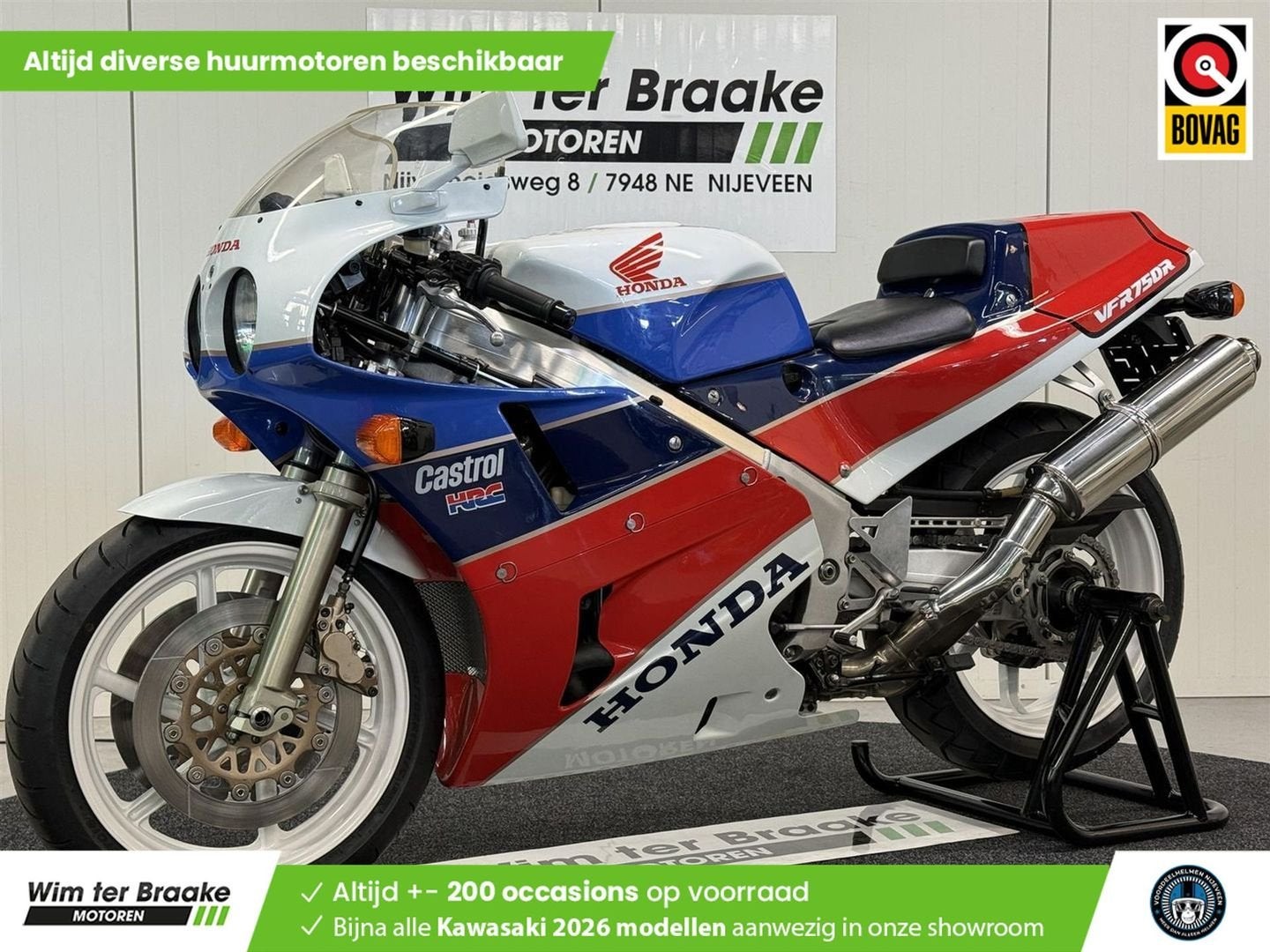 Honda VFR 750 R RC 30 (bj 1991), Motoren, HONDA, 4 cilinders, Motorrijbewijs A, Bedrijf