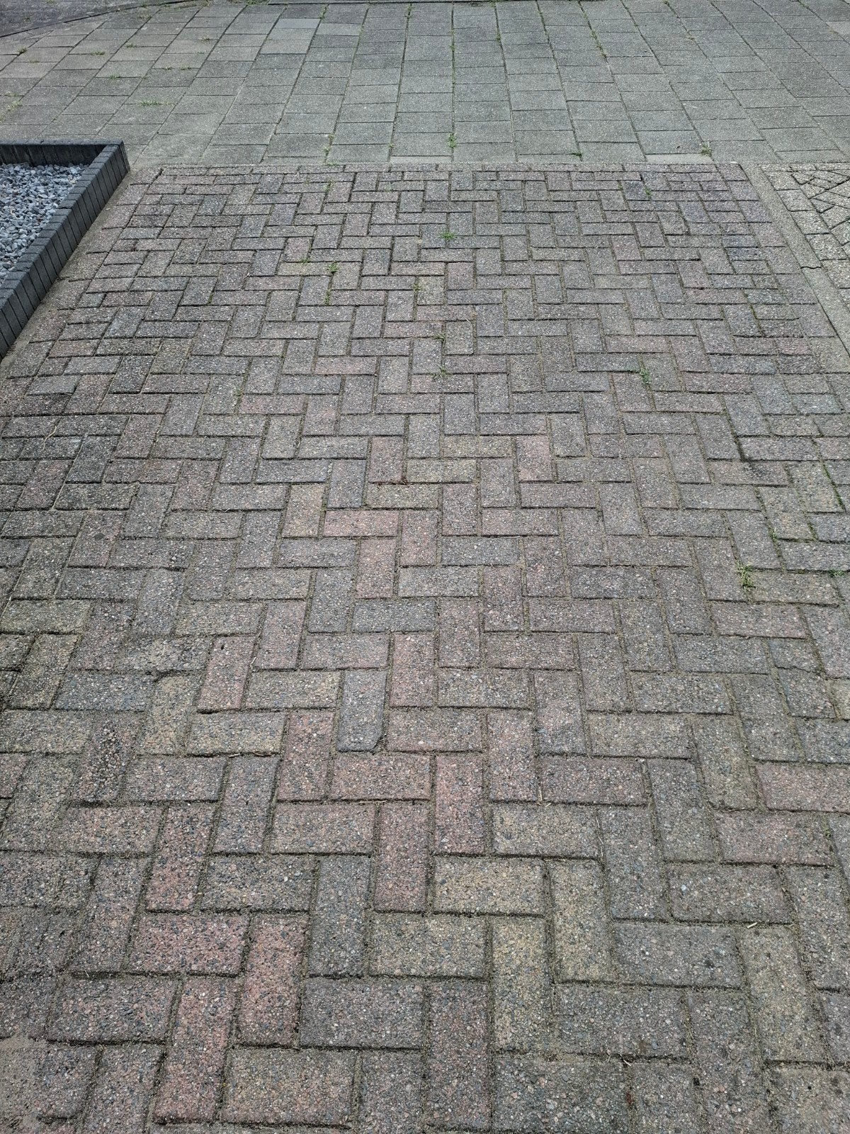 Beton klinkers L205xB100xH70/80mm, gemêleerd (80-90m²), Ophalen, Gebruikt, Klinkers, 10 m² of meer