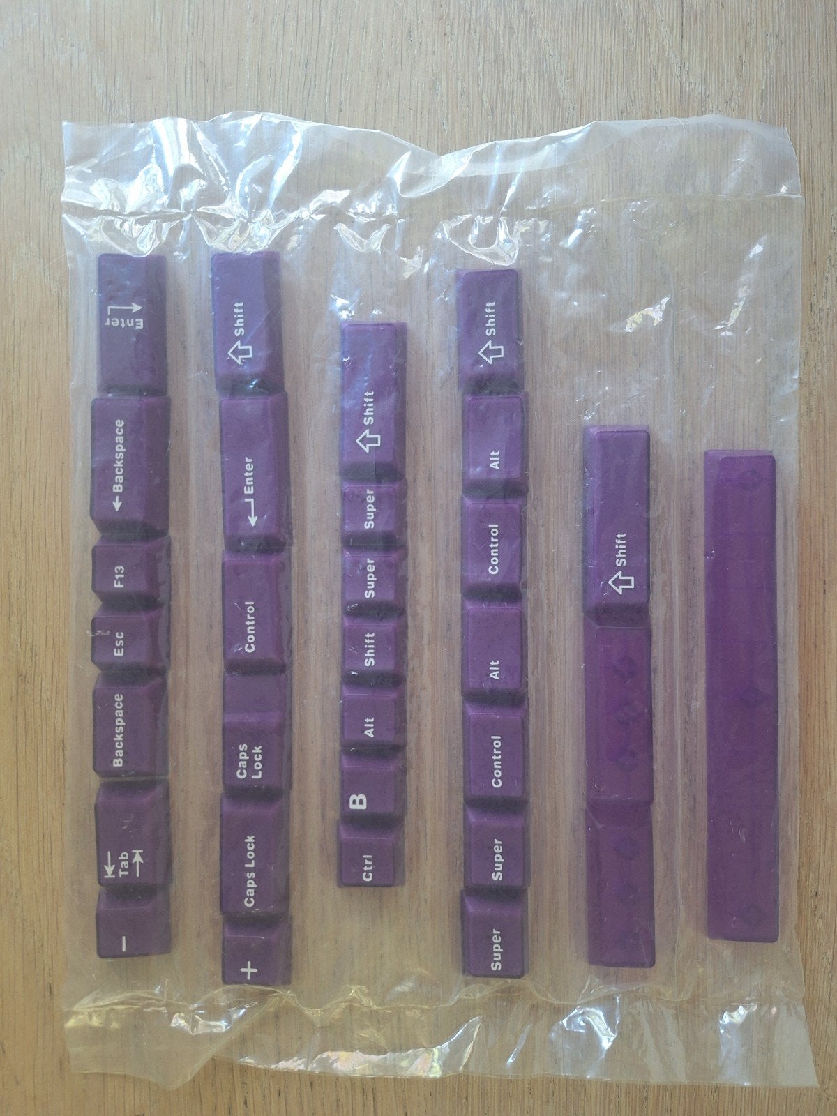 ABS keycaps paars, Ophalen of Verzenden, Nieuw, Toetsenbord en muis-set
