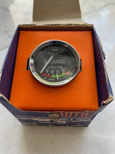 Originele Smiths Batterijconditiemeter - Voltmeter, Nieuw, Oldsmobile