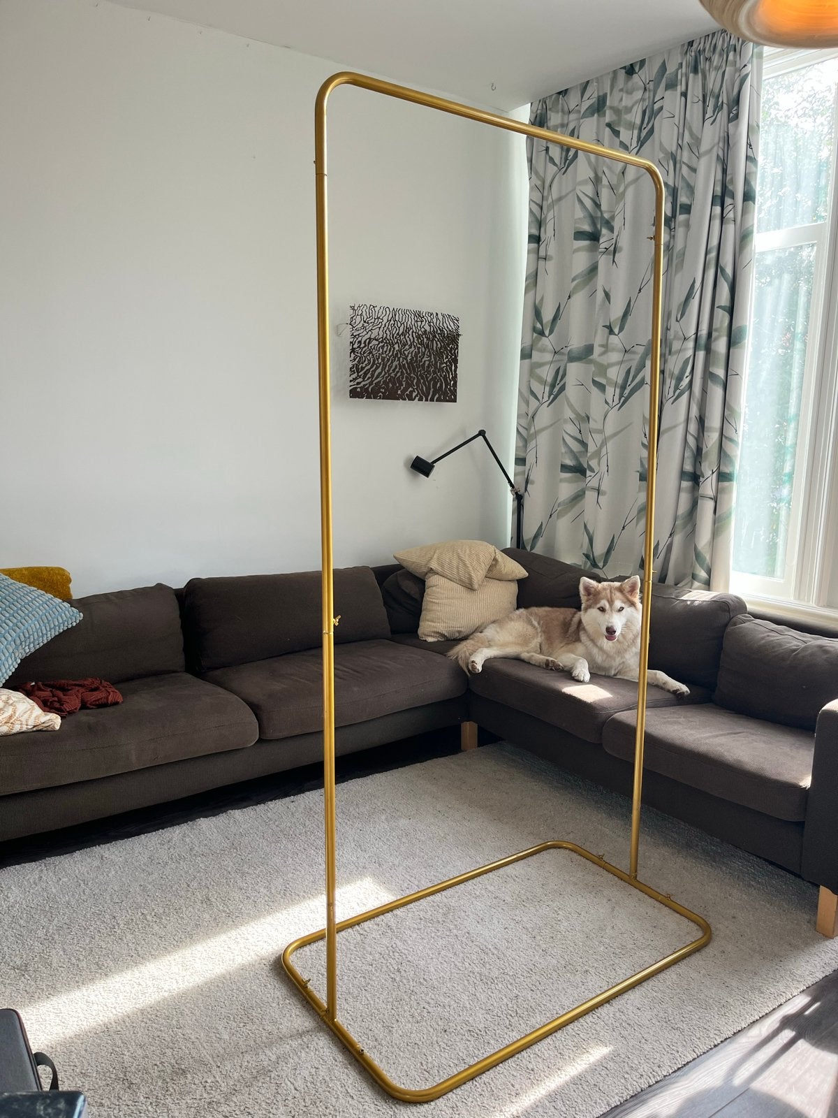 Gouden Frame voor Bruiloften of Events - 200x105 cm, Ophalen of Verzenden, Zo goed als nieuw, Versiering, Geboorte of Huwelijk