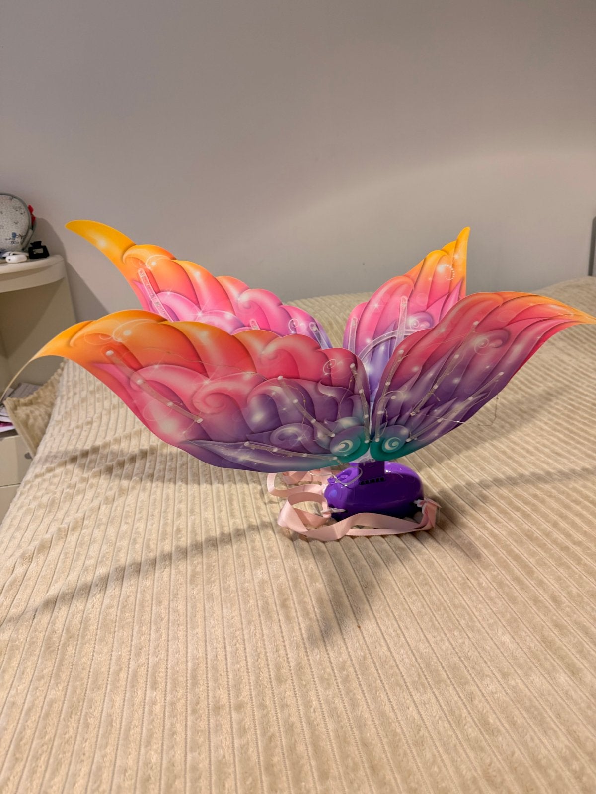 Magische Vlinder Vleugels met Lichtjes - Beweegbaar, Kinderen en Baby's, Ophalen of Verzenden, Zo goed als nieuw, 110 t/m 116