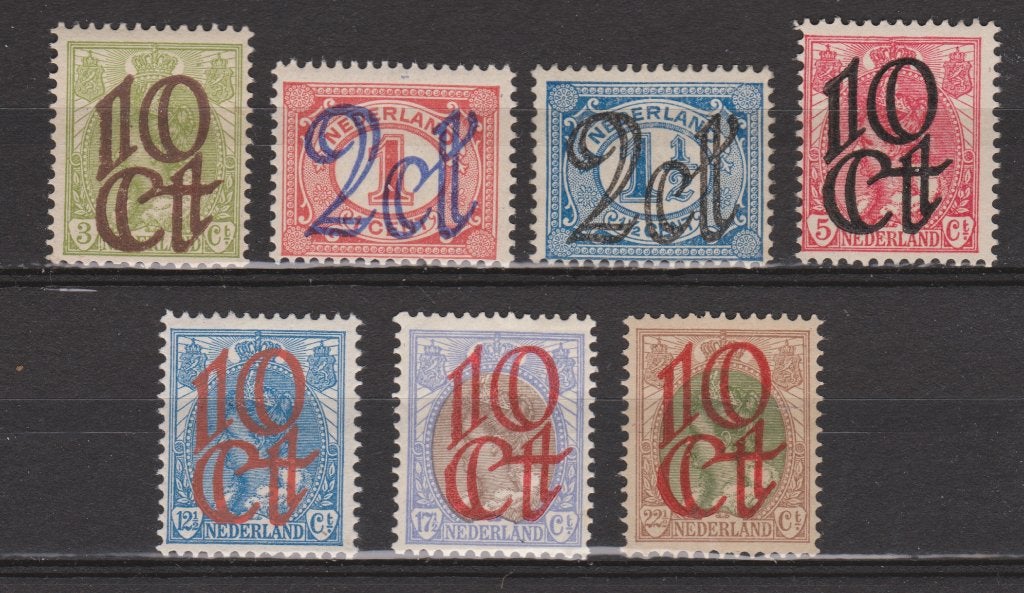 Nr 114 - 120 Postfris 1923 ; OUD NEDERLAND p/stuk, Ophalen of Verzenden, T/m 1940, Postfris