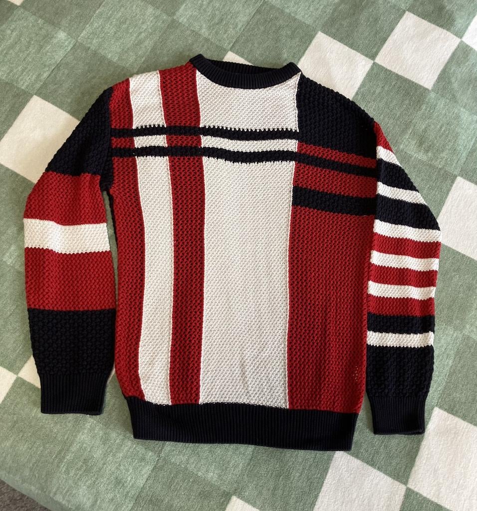 Zara trui/sweater maat M multicolor gehaakt, Kleding | Heren, Truien en Vesten, Zara, Maat 48/50 (M), Ophalen of Verzenden, Zo goed als nieuw