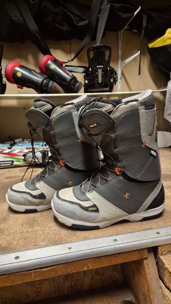Nitro snowboardschoenen ultra TLS maat 41 1/3, Sport en Fitness, Snowboarden, Ophalen of Verzenden, Zo goed als nieuw, Schoenen