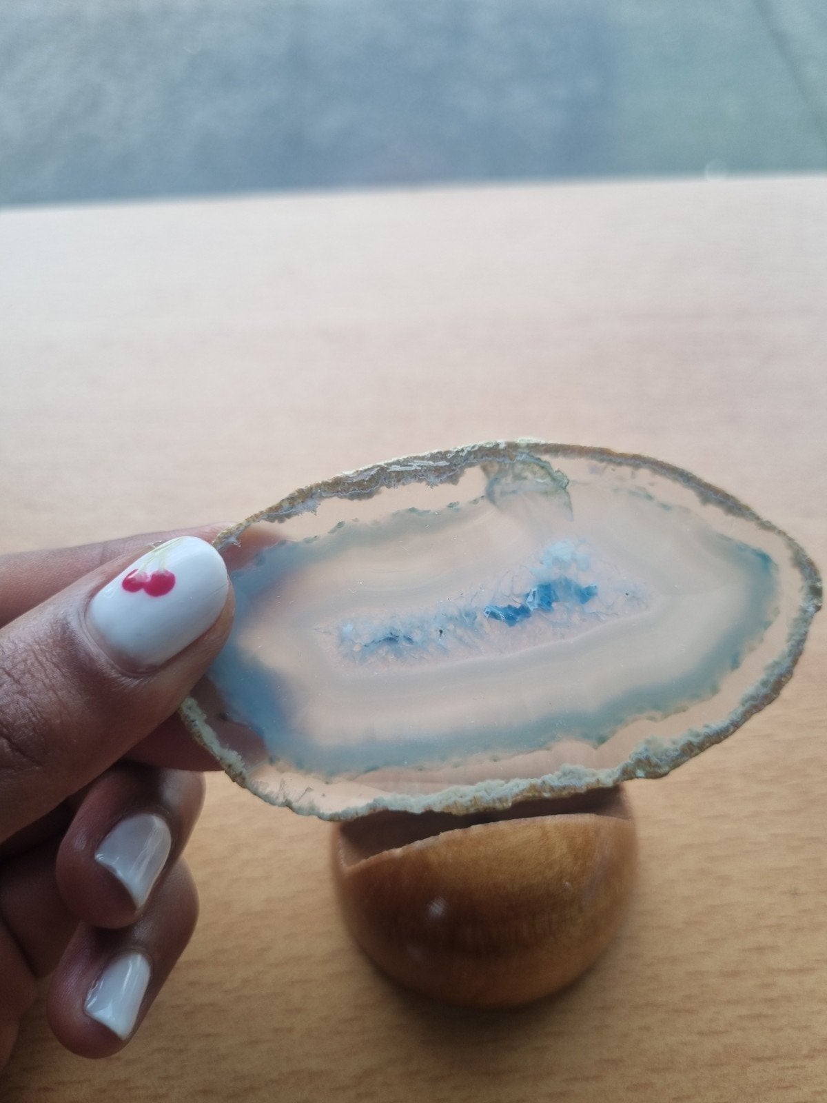 blauw agaat, Ophalen of Verzenden