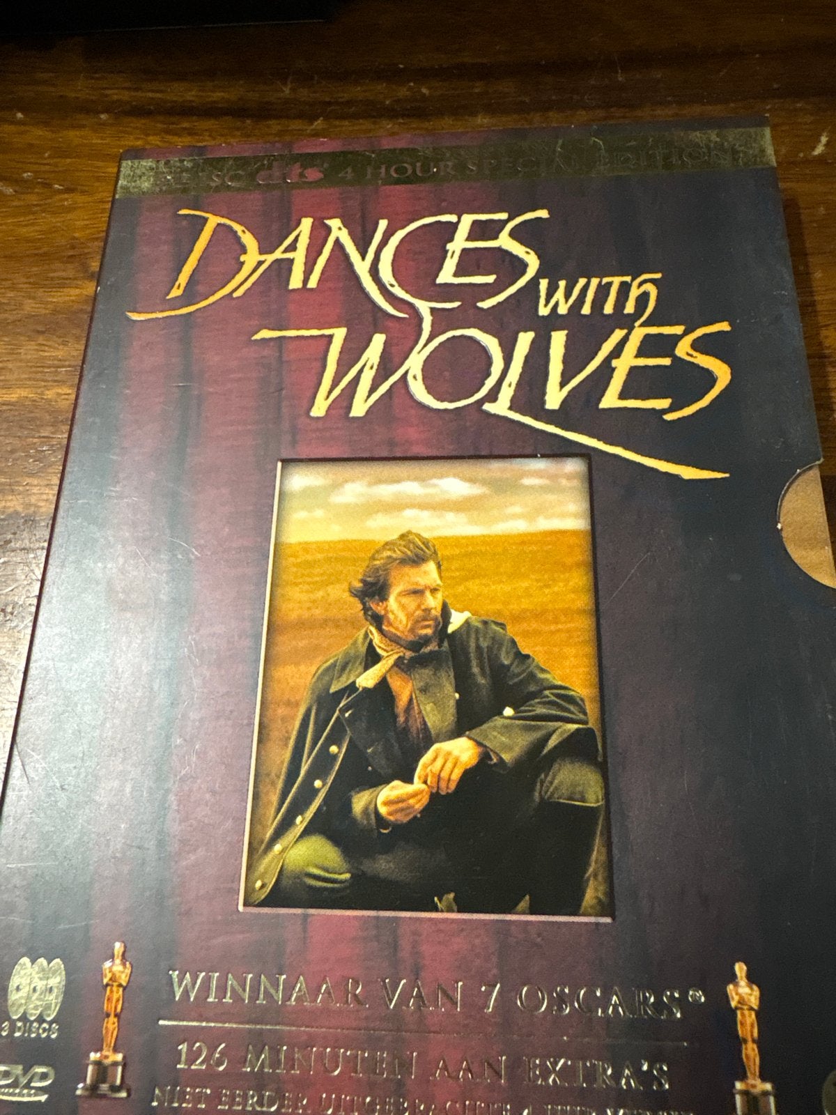 Dances With Wolves - Special Edition 3-DVD (7 Oscars), Nederlands, Ophalen of Verzenden, Vanaf 12 jaar, Historisch