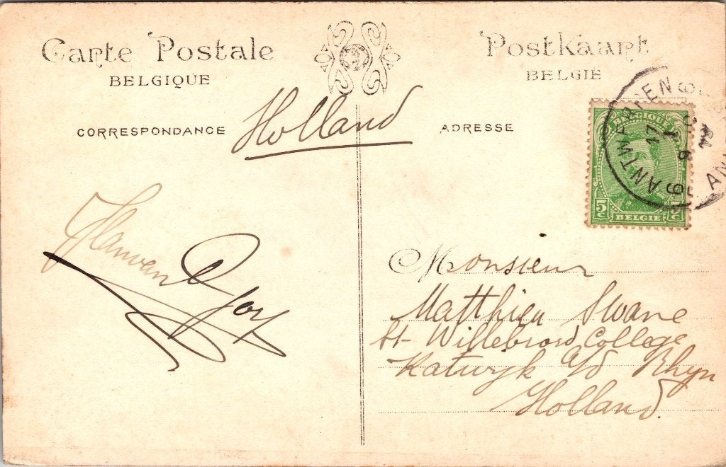 Antwerpen België - 12 oude postkaarten Scheepvaartmuseum XI, Verzamelen, Ansichtkaarten | België, Verzenden, 1960 tot 1980, Gelopen