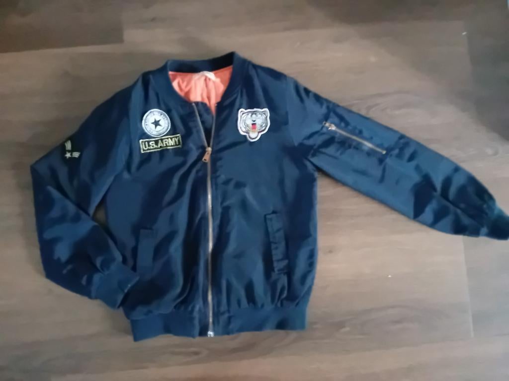 tussenjas, bomberjack 158/164 kids star jongens,meisjes, Ophalen of Verzenden, Jongen, Jas