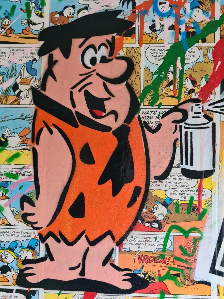 Popart, kunst, wanddecoratie, Koen Betjes, Ophalen of Verzenden