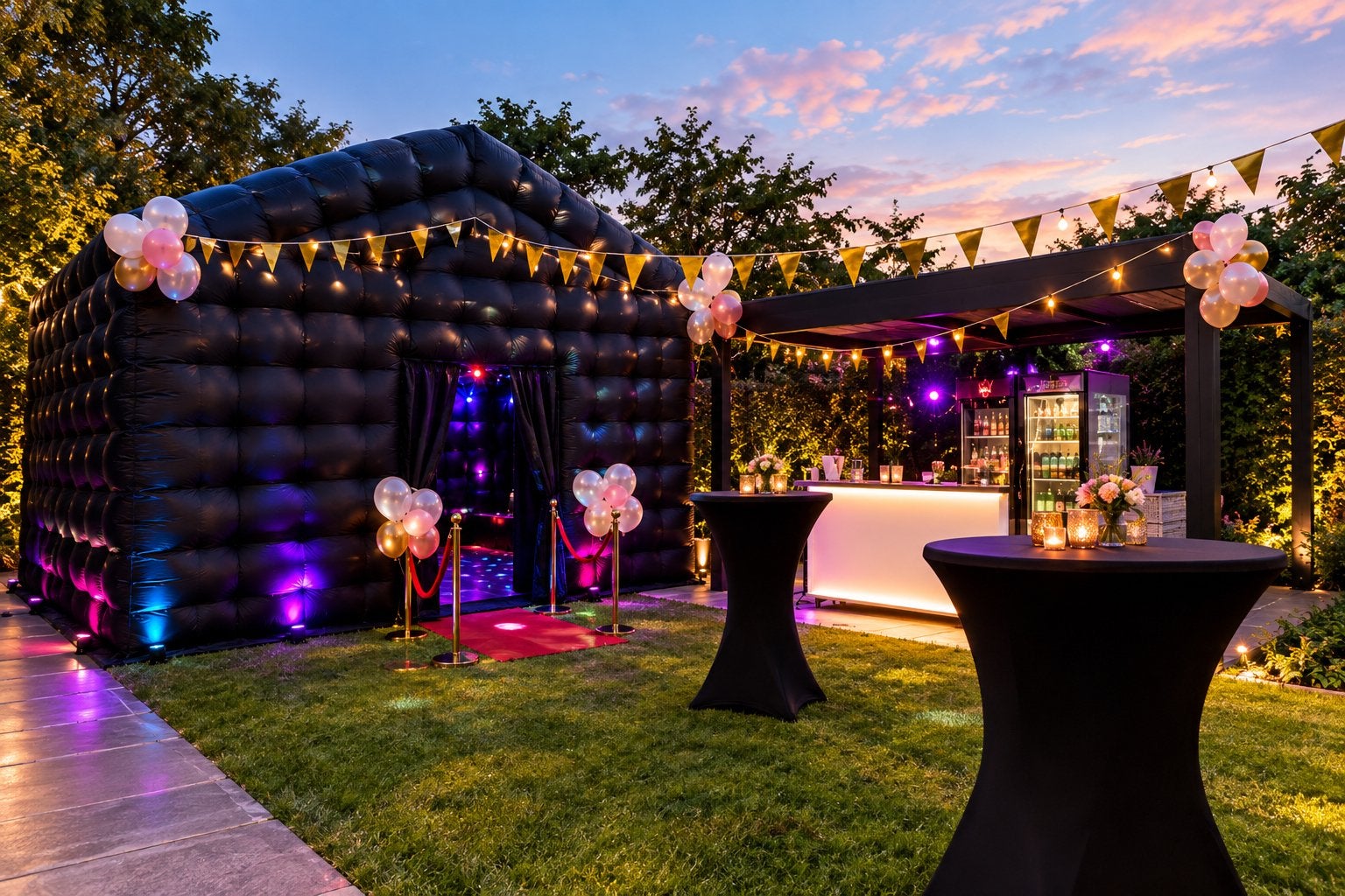 GRATIS BEZORGING Party tent huren ALL-IN - 4x4, 6x4, 8x4 m, Ophalen, Zo goed als nieuw, Minder dan 5 meter