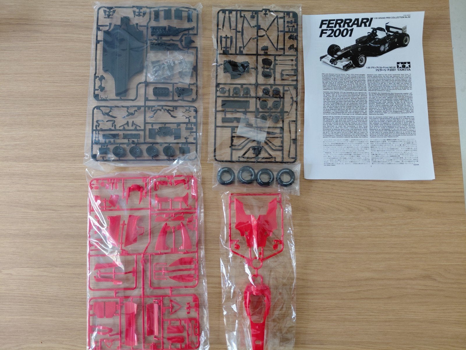 Tamiya Ferrari F2001 1/20, Hobby en Vrije tijd, Modelbouw | Auto's en Voertuigen, Auto, 1:32 tot 1:50, Nieuw, Ophalen of Verzenden