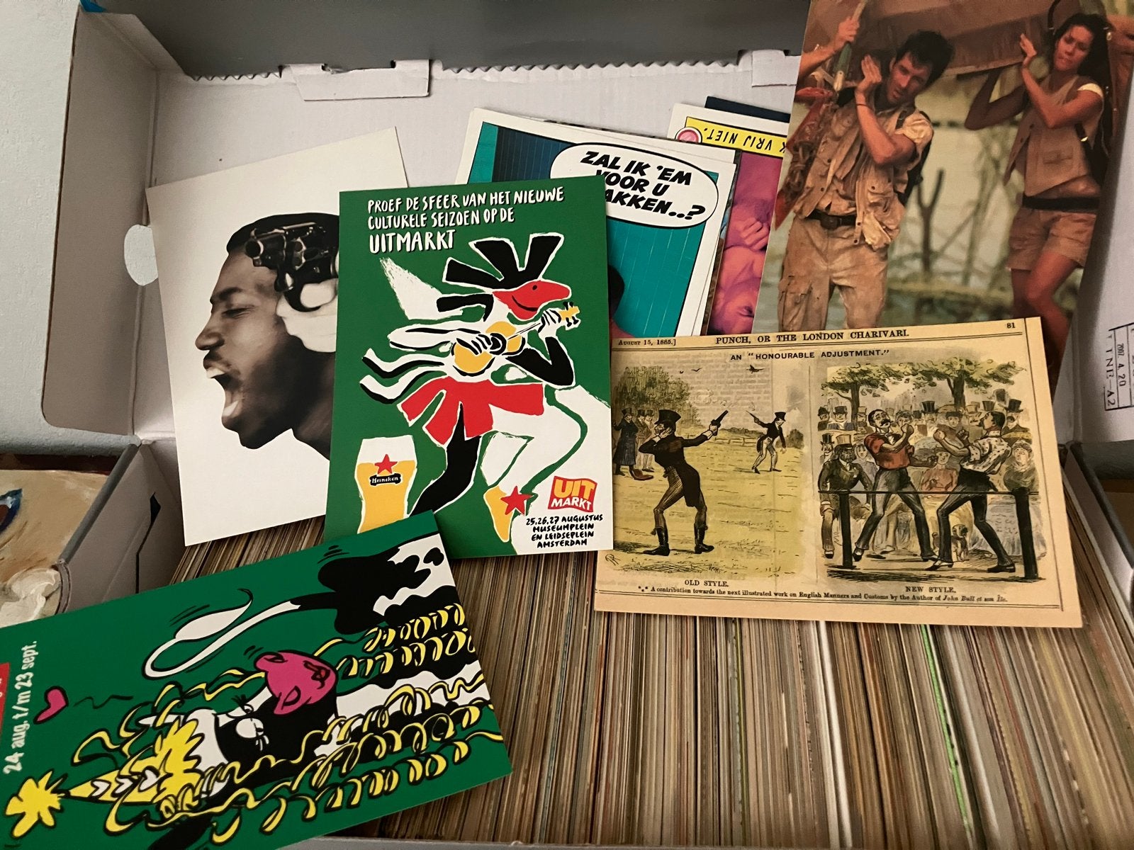 Grote collectie 'cafékaarten' uit de vorige eeuw, Ophalen, 1960 tot 1980, Gelopen, Overige thema's
