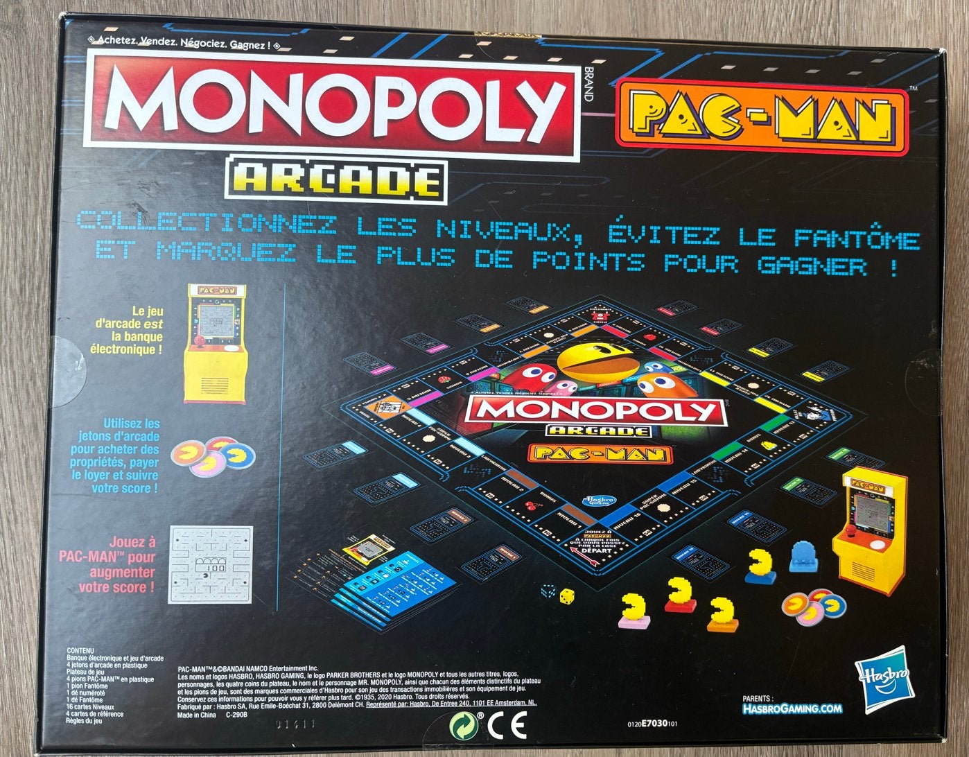 Nieuw Franstalig Monopoly Arcade Pac-Man, Ophalen of Verzenden, Nieuw