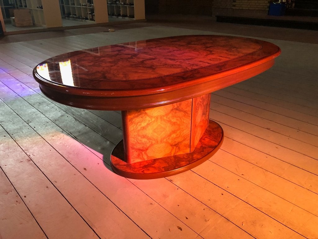 tafel, Huis en Inrichting, Tafels | Eettafels, Ophalen, 50 tot 100 cm, Zo goed als nieuw, Vijf personen of meer
