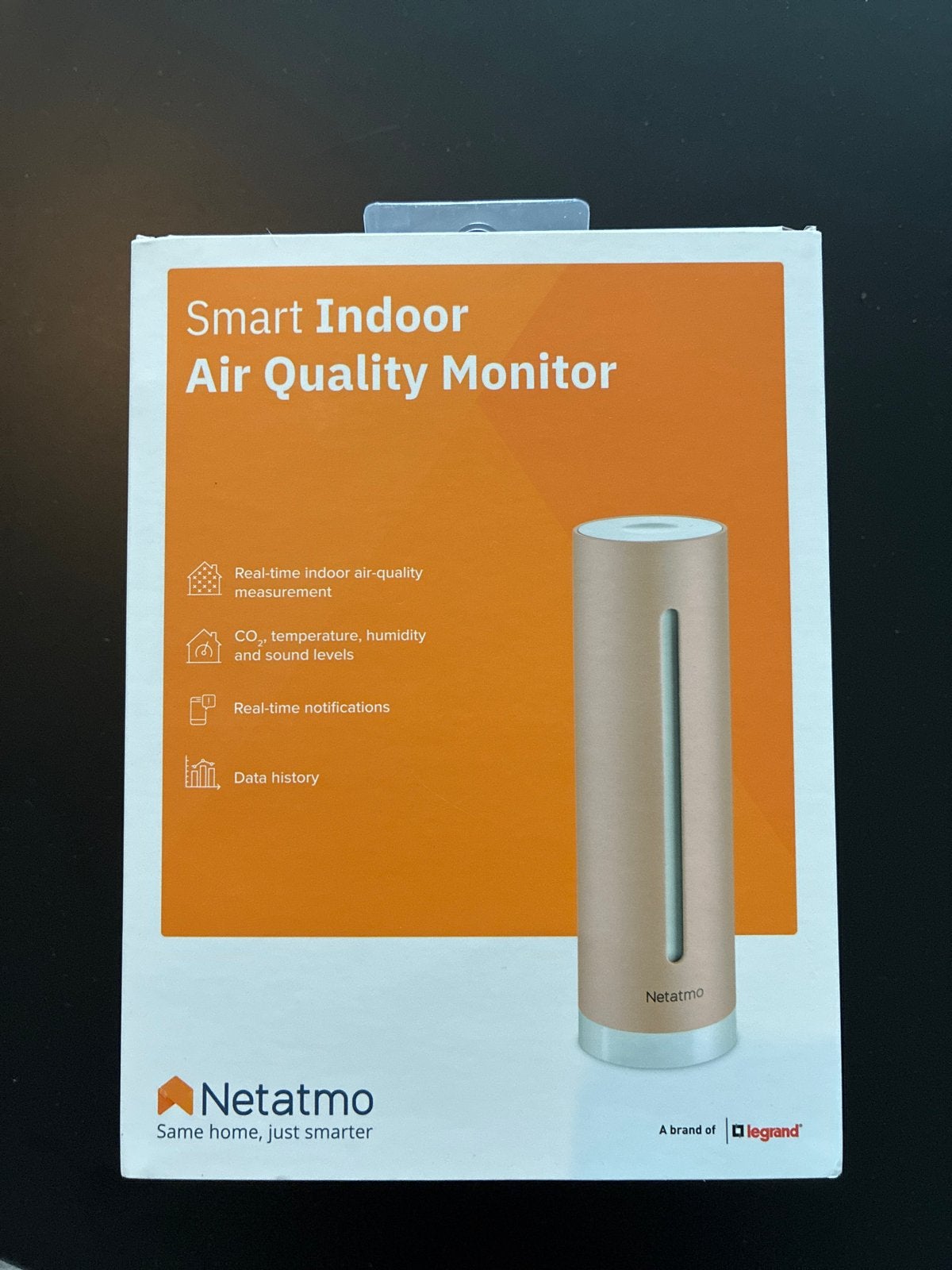 Netatmo Smart Indoor Air Quality Monitor, Ophalen, Zo goed als nieuw, Goud, Metaal