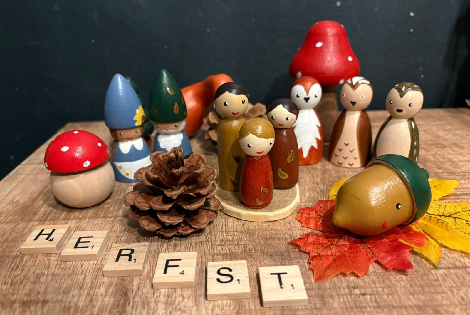 Peg dolls “ herfst”, Ophalen of Verzenden, Nieuw