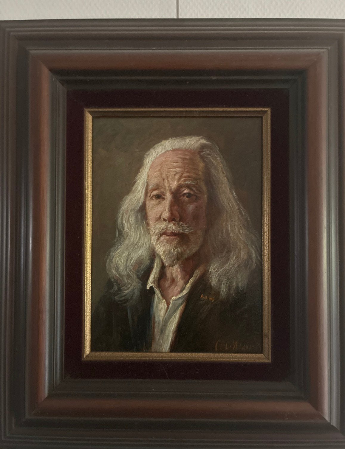 Cornelis le mair, Ophalen, Paneel, Portret of Personen, Gesigneerd