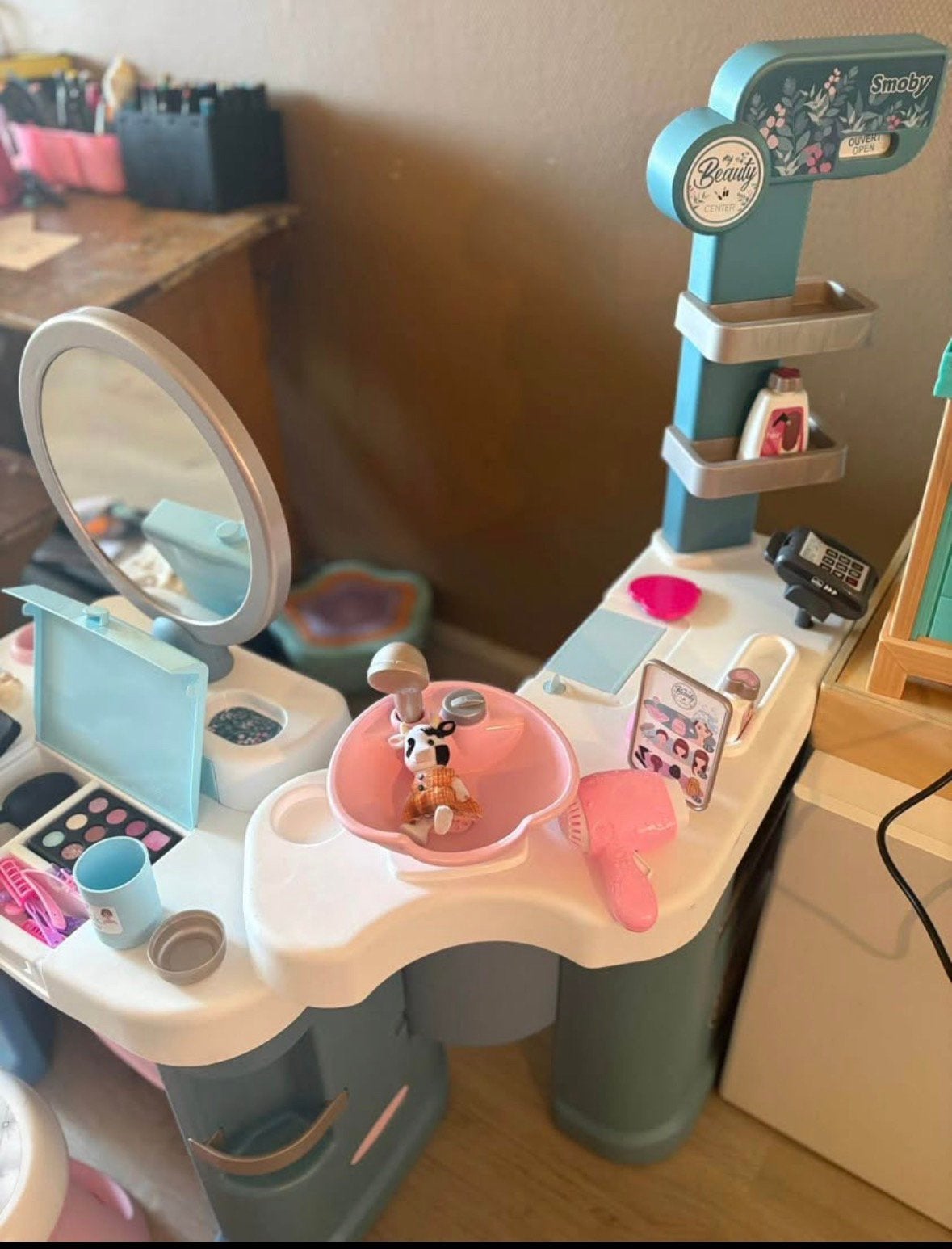 Smoby kapsalon make-up tafel, Ophalen of Verzenden, Zo goed als nieuw