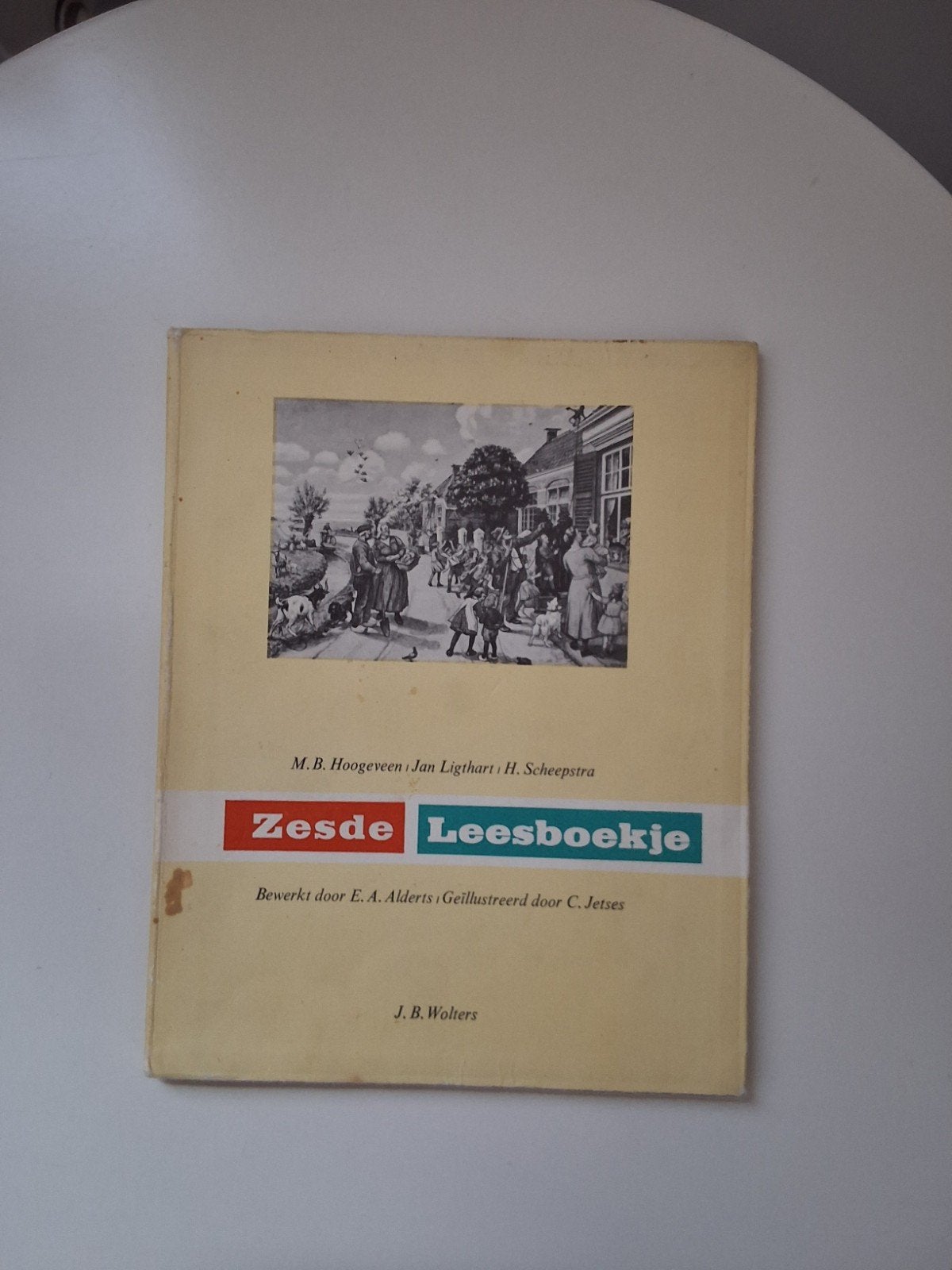 Zesde Leesboekje - M.B. Hoogeveen, Jan Ligthart, H. Scheeps, Gelezen, Ophalen of Verzenden, M.B. Hoogeveen, Jan Ligthart, H. Scheepstra