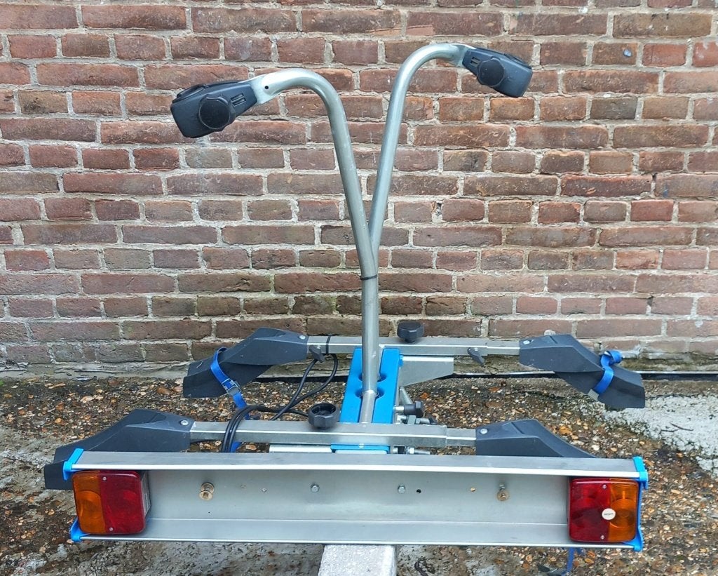 Universele fietsendrager, Ophalen, 2 fietsen, Zo goed als nieuw, Trekhaakdrager