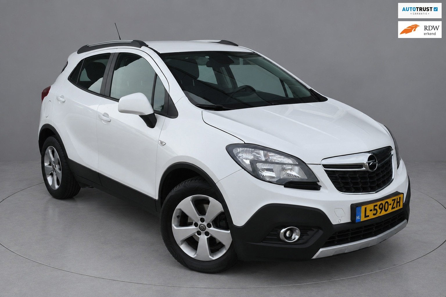 Opel Mokka Automaat|Parelmoer|Stuurverwarming|Navi, Stof, Gebruikt, Euro 6, Wit