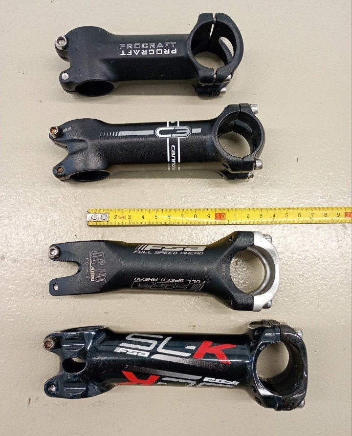 Onderdelen: stuur & zadelpennen, FSAcrank, band, Gebruikt, Stuur, Shimano 105, Ophalen of Verzenden