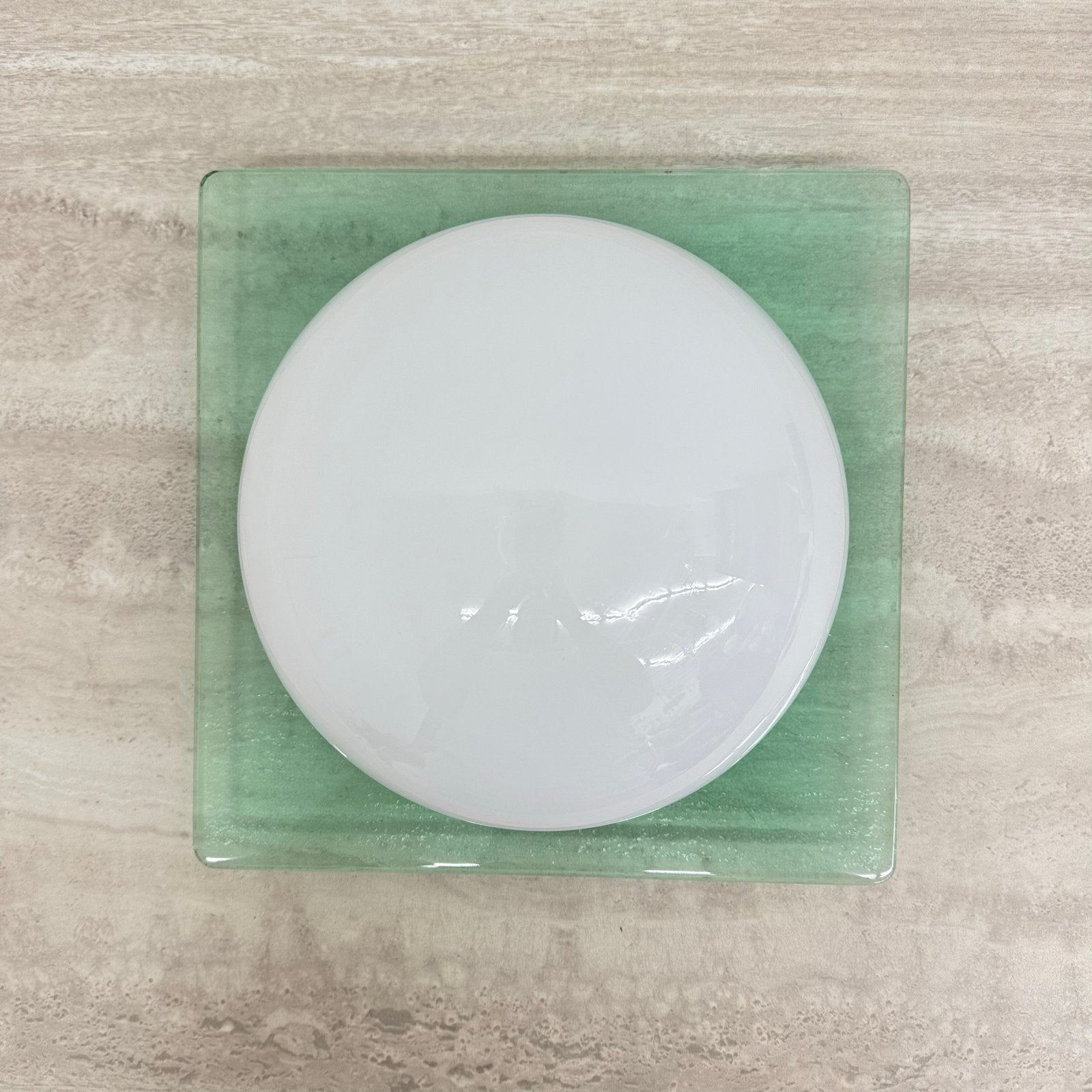 Jaren '80 '90 Italiaanse minimalistische plafondlamp, Wit, Overige merken, Gebruikt, Lamp